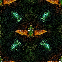 My project in Scientific Illustration for Pattern Design course. Un projet de Peinture numérique et Illustration traditionnelle de zzillustration9 - 23.01.2021