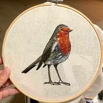 Mi Proyecto del curso: Pintar con hilo: técnicas de ilustración textil. Embroider project by Rocío Ramírez - 01.23.2021