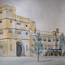 My project in Architectural Sketching with Watercolor and Ink course. Pintura em aquarela projeto de ashbaugh_nancy - 23.01.2021