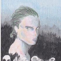 Mi Proyecto del curso: Retrato creativo en claroscuro con lápiz. Artes plásticas projeto de Eder Kenzo Makino Pérez - 24.01.2021