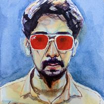 My project in Artistic Portrait with Watercolors course. Portrait Drawing, Watercolor Painting, and Painting project by Piyali Das - 06.21.2021