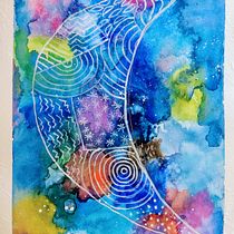My project in Modern Watercolor Techniques course. Un progetto di Pittura ad acquerello di Magali Dias - 24.01.2021
