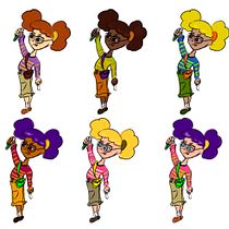 My project in Character Design for Animation with Photoshop course. Projekt z dziedziny Projektowanie postaci użytkownika Mukura Dave - 25.01.2021