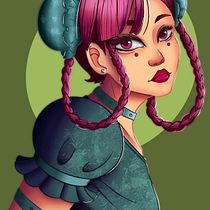 Mi Proyecto del curso: Retrato de personajes femeninos con Procreate. Projekt z dziedziny  R, sunek, Portret, R, sunek c i frow użytkownika Cintia Cueva Coral - 25.01.2021