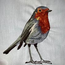 My project in Painting with Thread: Textile Illustration Techniques course. Embroider project by Ligia Maia - 01.29.2021