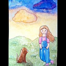 Mi Proyecto del curso: Ilustración de escenas narrativas en acuarela. Un progetto di Illustrazione tradizionale di Adriana Salgado - 25.01.2021