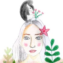 Mi Proyecto del curso: Retrato ilustrado en acuarela. Projekt z dziedziny  użytkownika alicia26_carol - 25.01.2021