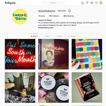 leaveittoberta Instagram account makeover. Un progetto di Br, ing, Br e identit di Roberta Morris - 25.01.2021