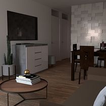 Proyecto final _Sala comedor  Ein Projekt aus dem Bereich 3D, Architektur und ArchVIZ von Franco Campomanes - 04.02.2021