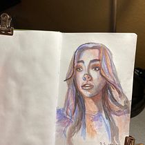 My project in Artistic Portrait with Watercolors course. Watercolor Painting project by mdbat9090 - 01.26.2021