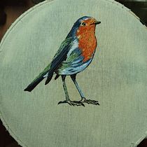 Mi Proyecto del curso: Pintar con hilo: técnicas de ilustración textil. Embroider project by Gabriela Camacho Lara - 01.26.2021