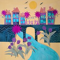 My project in Story Illustration with Paper course. Carnival Time!. Children's Illustration, and Collage project by susiemoore43 - 01.26.2021
