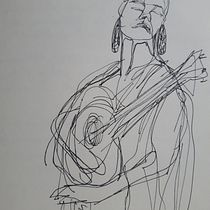 Meu projeto do curso: Desenho para principiantes nível -1. Drawing project by Adelaide Aquarelas - 01.26.2021