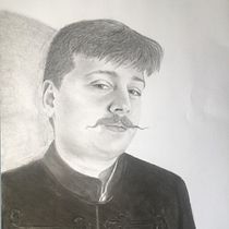 My project in Realistic Portrait with Graphite Pencil course. Portrait Drawing project by Aranka Sógor - 01.28.2021