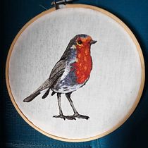 Mi Proyecto del curso: Pintar con hilo: técnicas de ilustración textil. Bordado e Ilustração tradicional projeto de Johan Botero - 26.01.2021