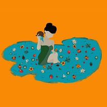 Mandi Bunga (flower bath). Vector Illustration, and Web Design project by Sharatul Salma - 01.26.2021