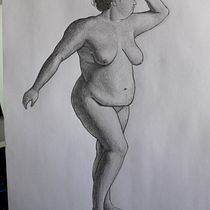 Mi Proyecto del curso: Dibujo de la figura humana en movimiento Ein Projekt aus dem Bereich Bildende Künste, Bleistiftzeichnung, Artistische Zeichnung und Realistische Zeichnung von Nicolás Contreras Brito - 26.01.2021