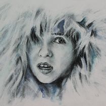 My project in Artistic Charcoal Portraiture: Creating Atmosphere course. Artistic Drawing, Drawing, Portrait Drawing, and Watercolor Painting project by Colette Reed - 02.04.2021