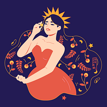 My project in Vectorial Illustration with Style course. Traditional illustration, and Vector Illustration project by Kim Meier - 01.27.2021