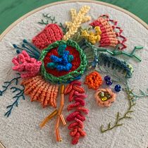 My project in Advanced Embroidery Techniques: Stitches and Compositions with Volume course. Artesanato projeto de carolahargreaves - 27.01.2021