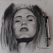Mi Proyecto del curso: Retrato artístico al carboncillo: creando atmósferas. Desenho, e Desenho artístico projeto de albertobautista - 27.01.2021