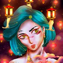 Mi Proyecto del curso: Retratos digitales de fantasía con Photoshop. Digital Drawing project by santiagocardenas1709 - 01.28.2021
