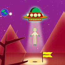 Abducción en Marte. Een project van 2D-animatie y 3D-animatie van Carlos Nicolás Retis Cáceres - 29.01.2021