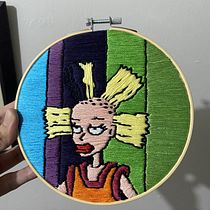 Mi Proyecto del curso: Introducción al bordado botánico. Embroider project by Nathalia Quiroz M - 01.29.2021