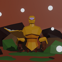 Mi Proyecto del curso: Modelado de personajes low poly para videojuegos  Ein Projekt aus dem Bereich 3D und 3-D-Modellierung von José Alonso Chacón Sandoval - 29.01.2021