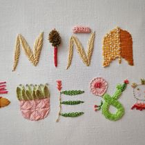 My project in Introduction to Raised Embroidery course. Projekt z dziedziny  Haft użytkownika Leanda Xavian - 29.01.2021