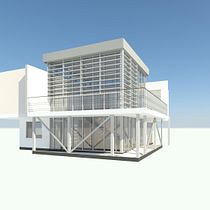 My project in 3D Architectural Design and Modeling with Revit course. Un projet de Modélisation 3D, Architecture, 3D, Architecture d'intérieur, Architecture numérique , et ArchVIZ de federica.canino - 29.01.2021