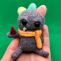  Art toy: técnica de needle felting. Un projet de Animation de personnages, Art to , et Artisanat de karmachuca - 29.01.2021