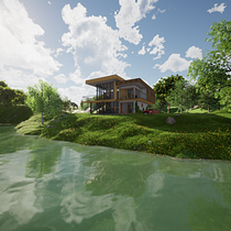 Mi Proyecto del curso: Diseño y modelado arquitectónico 3D con Revit. 3D projeto de Gian Pierre Cardenas Maza - 29.01.2021