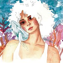 Mi Proyecto del curso: Retrato ilustrado en acuarela. Projekt z dziedziny Trad, c, jna ilustracja,  R, sunek atramentem, Ilustracja c i frowa użytkownika Guadalupe Guzmán - 30.01.2021