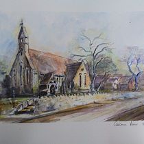 My project in Architectural Sketching with Watercolor and Ink course. Architectural Illustration project by Caromin Louw - 03.06.2021