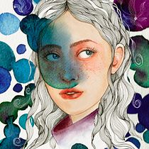 Mi Proyecto del curso: Retrato ilustrado en acuarela. Projekt z dziedziny Portret użytkownika Noelia Alijo - 30.01.2021