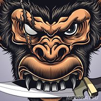 My Ape project in Vector Art: Reflecting Your Style with Illustrator course. Un projet de Illustration numérique de Seymour Yang - 01.02.2021