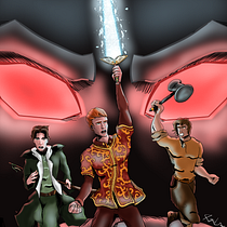 Meu projeto do curso: Ilustração digital de fantasia e ficção científica. Digital Drawing, and Digital Illustration project by Gabriel Alves - 01.30.2021