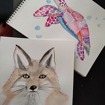 Mi Proyecto del curso: Técnicas experimentales de acuarela para principiantes . Fine Arts project by eme_plus - 02.06.2021