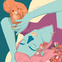 Mi Proyecto del curso: Retratos digitales con estilo propio en Procreate Ein Projekt aus dem Bereich Traditionelle Illustration und Digitale Illustration von Almu Muñoz - 02.01.2021