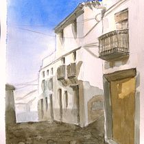 My project in Architectural Sketching with Watercolor and Ink course. Ilustração arquitetônica projeto de lesleyflowers23 - 08.02.2021