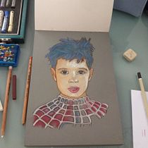 Mi Proyecto del curso: Ilustración con pastel y lápices de colores. Un progetto di Disegno di ritratti di jchercoles - 31.01.2021
