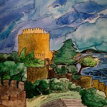 My project in Storytelling through Watercolor Illustration course. Un progetto di Pittura ad acquerello di Teresa Del Bianco - 31.01.2021