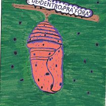 Meu projeto do curso: DE DENTRO PRA FORA. Un projet de Illustration traditionnelle, Conception éditoriale, Dessin, Stor, board, Illustration jeunesse , et Narration de Fabia de oliveira santos Oliveira - 12.02.2021