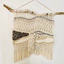 Mi Proyecto del curso: Introducción al macramé: creación de un tapiz decorativo. Un projet de Macramé de Olivia Hernández Cobos - 01.02.2021