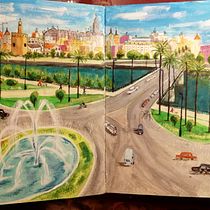 Mi Proyecto del curso: Sketchbook pictórico en gouache. Un projet de Art urbain de cascalesll - 04.02.2021