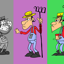 My project in Retro Character Design for Animation course. Character Design, Digital Drawing, Digital Illustration, and Traditional illustration project by Stefano Plati - 01.31.2021