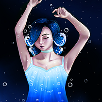 Mi Proyecto del curso: Retratos digitales de fantasía con Photoshop. Digital Illustration, and Digital Painting project by Selena Valladares - 01.31.2021