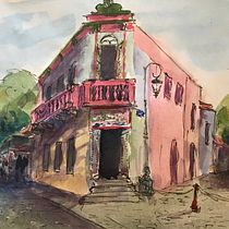 Mi Proyecto del curso: Dibujo arquitectónico con acuarela y tinta. Ilustração arquitetônica projeto de alejandroroy475 - 01.02.2021