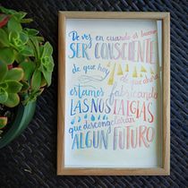 Mi Proyecto del curso: Caligrafía con pinceles de agua para principiantes. Un progetto di  di pilar_a_moreira - 01.02.2021